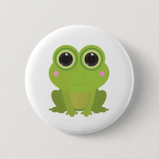 Frog Cutout Button (Vorderseite)