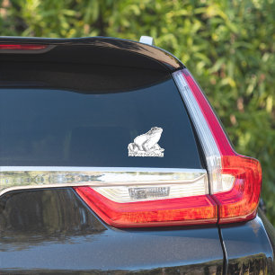 Frog Decal Custom Bullfrog Art Window Decals Aufkleber