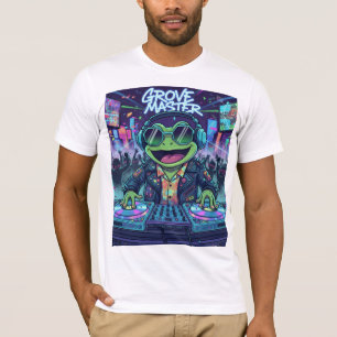 Frog DJ T - Shirt   Funny Rave Party T-Shirt  EDM 