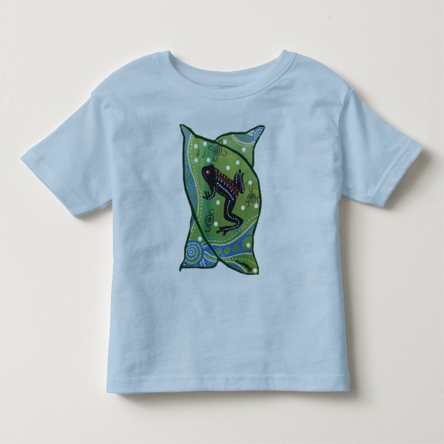 Frog Dreaming Kleinkind T-shirt (Vorderseite)
