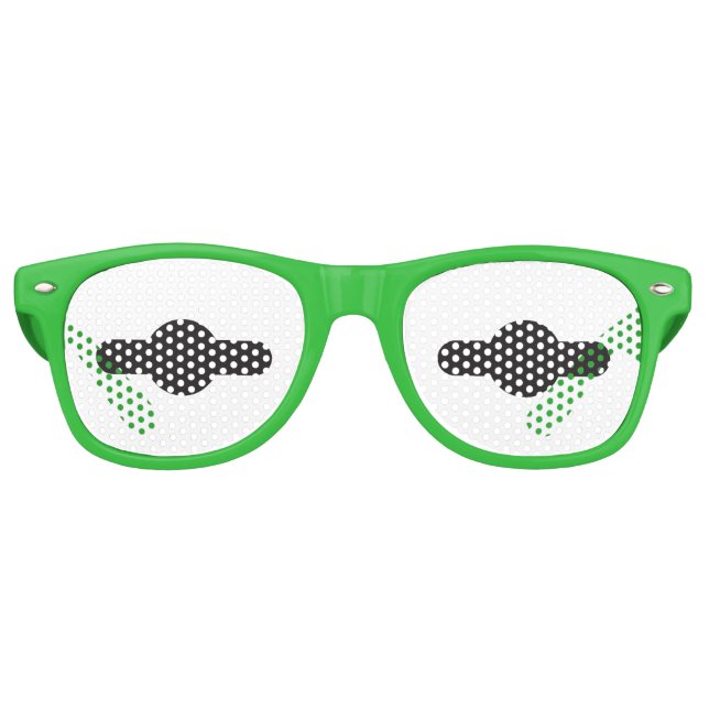 Frog Eyes Party Shades Sonnenbrille (Vorderseite)