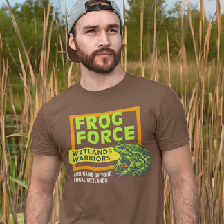 Frog Force Feuchtgebiete Krieger Natur Lover T-Shirt