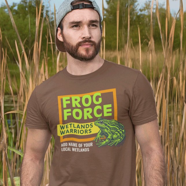 Frog Force Feuchtgebiete Krieger Natur Lover T-Shirt (Von Creator hochgeladen)