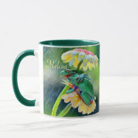 Frog Friends Blume erhalten Geschenkname Kaffee