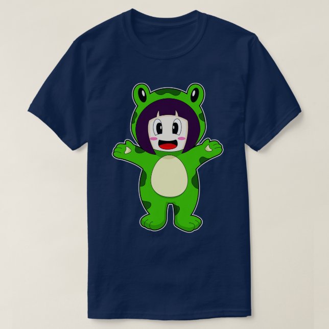 Frog Girl Costume T-Shirt (Design vorne)