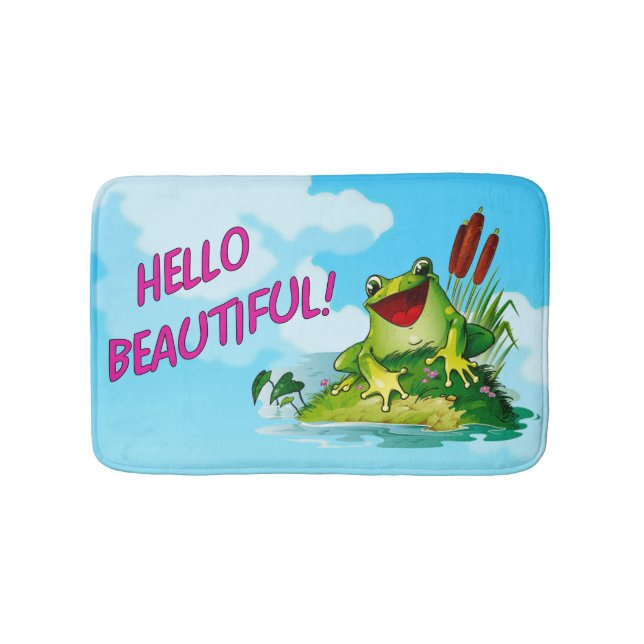 Frog - Hallo schön Badematte (Vorderseite)