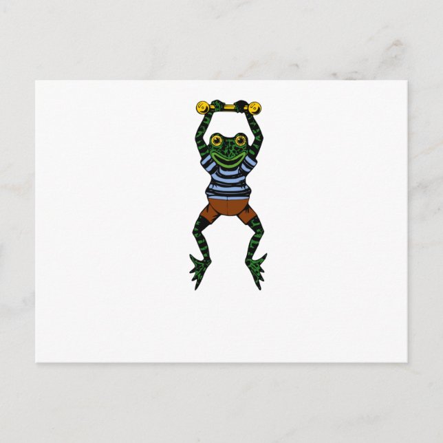 Frog Hangout Postkarte (Vorderseite)