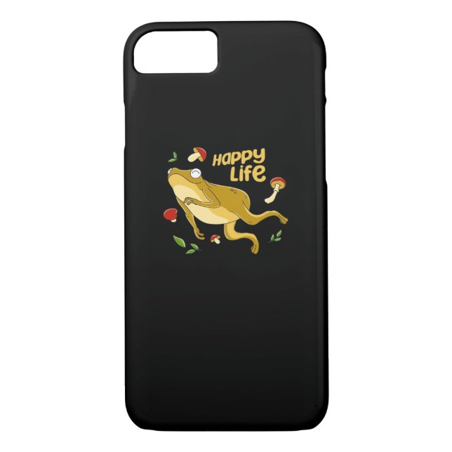Frog Happy Essential Minimal Design Case-Mate iPhone Hülle (Rückseite)