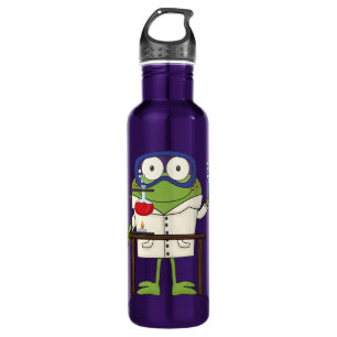 Frog in the Science Lab Edelstahlflasche