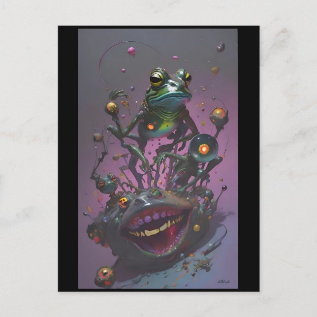Frog It All II  Postkarte (Vorderseite)
