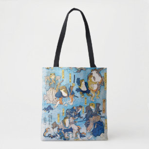 Frog Kabuki Schauspieler, Kuniyoshi, Ukiyo-e Tasche