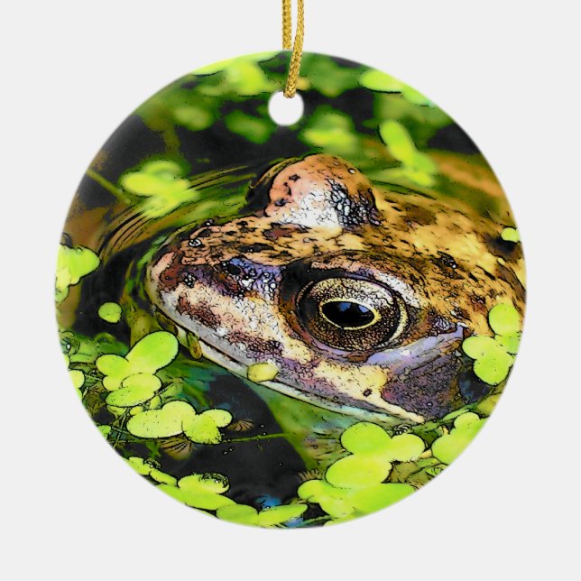 FROG KERAMIK ORNAMENT (Vorne)