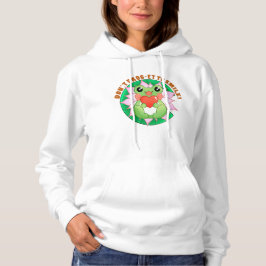 Frog Love – Cute Motivational Art Hoodie