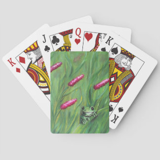 Frog Magic Spaß Watercolor Froggy Spielkarten