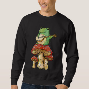 Frog Men Mushroom Women's Music Animals Sweatshirt