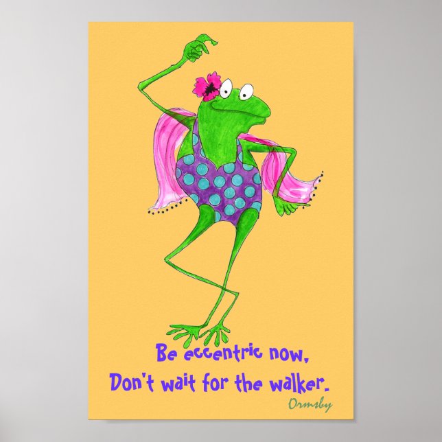 Frog Message poster (Vorne)