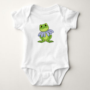 Frog mit Daisy Baby Strampler