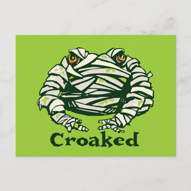 Frog Mummy Postkarte (Vorderseite)