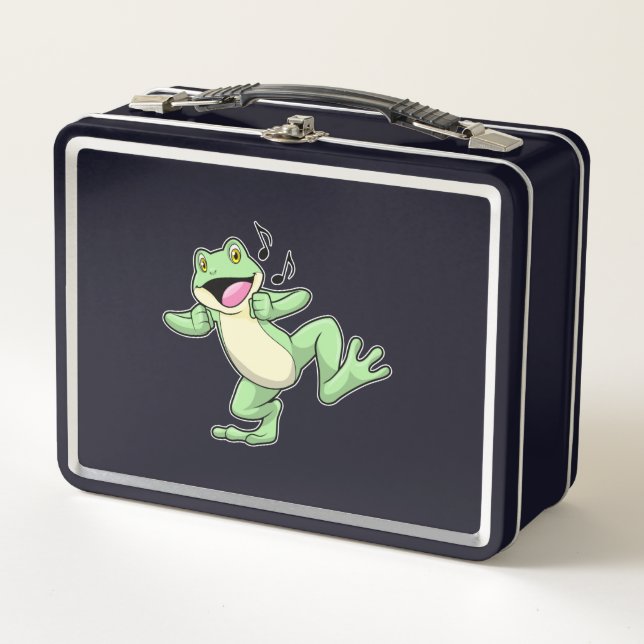 Frog Music Dance Metall Brotdose (Vorderseite)