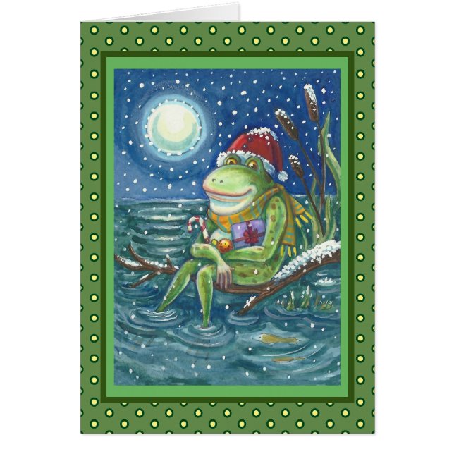FROG ON JOURNAL VACANCES NOËL CARTE DE RECONNAISSA (Devant)