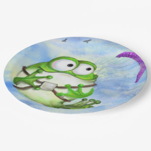 Frog Paraglider Funny Paper Tellers Pappteller