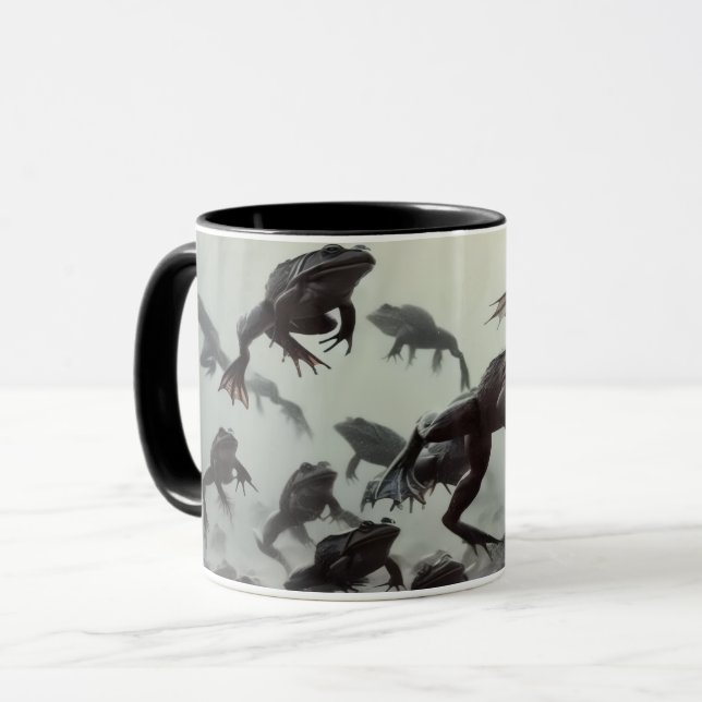 Frog Plague Coffee Mug Tasse (Vorderseite Links)