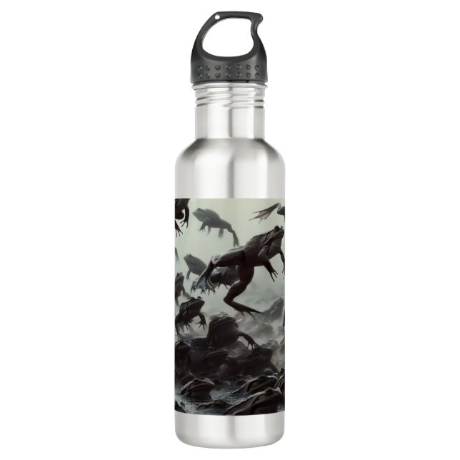 Frog Plague Stainless Steel Water Bottle Edelstahlflasche (Vorderseite)