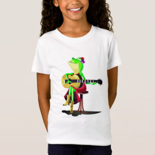 Frog Playing Gitarre Kid's T - Shirt