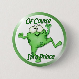 Frog Prince Button