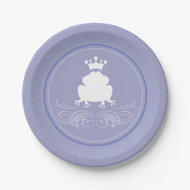 Frog Prince Charming | Brautparty Pappteller (Vorderseite)