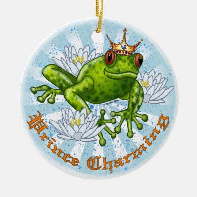 Frog Prince Charming ornements personnalisés (Devant)