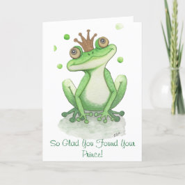 Frog Prince Dankeskarte