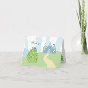 Frog Prince Faltt Danke, dass Sie Notizen