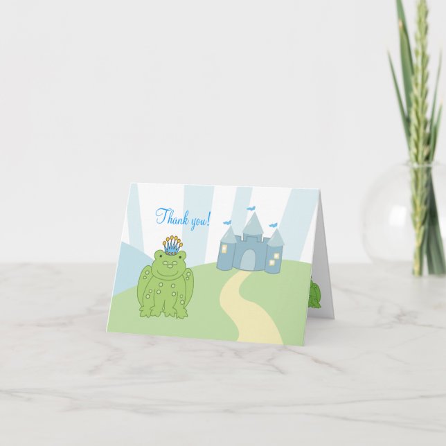 Frog Prince Faltt Danke, dass Sie Notizen (Vorderseite)