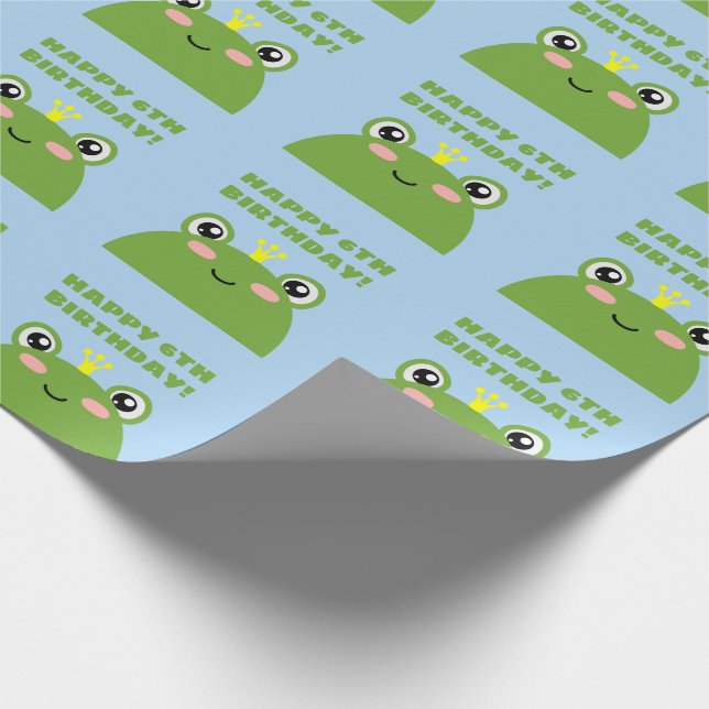 Frog Prince Geschenkpapier (Ecke)