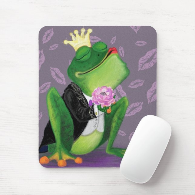 Frog Prince - Kiss Mousepad (Mit Mouse)