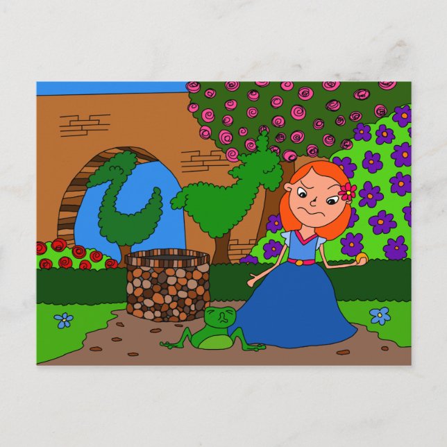 Frog Prince Postkarte (Vorderseite)
