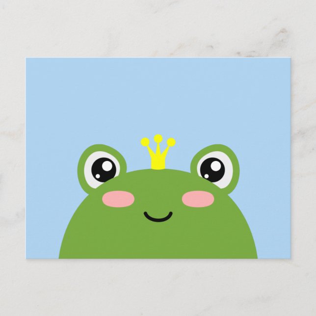 Frog Prince Postkarte (Vorderseite)