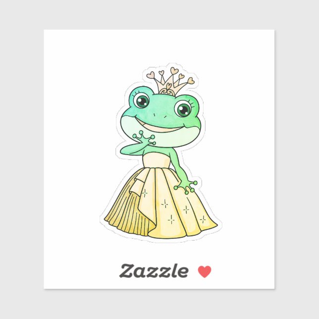 Frog Princess Aufkleber (Blatt)