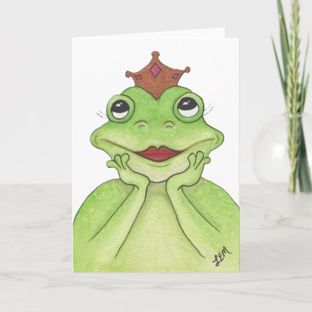 Frog Princess Karte (Vorderseite)