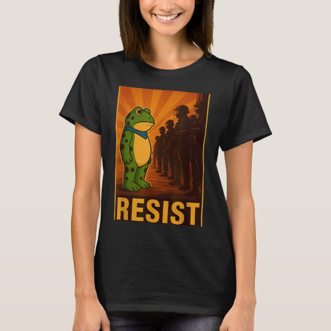Frog Resist Rtland Frog Protest - Rtland Frog Acti T-Shirt (Vorderseite)