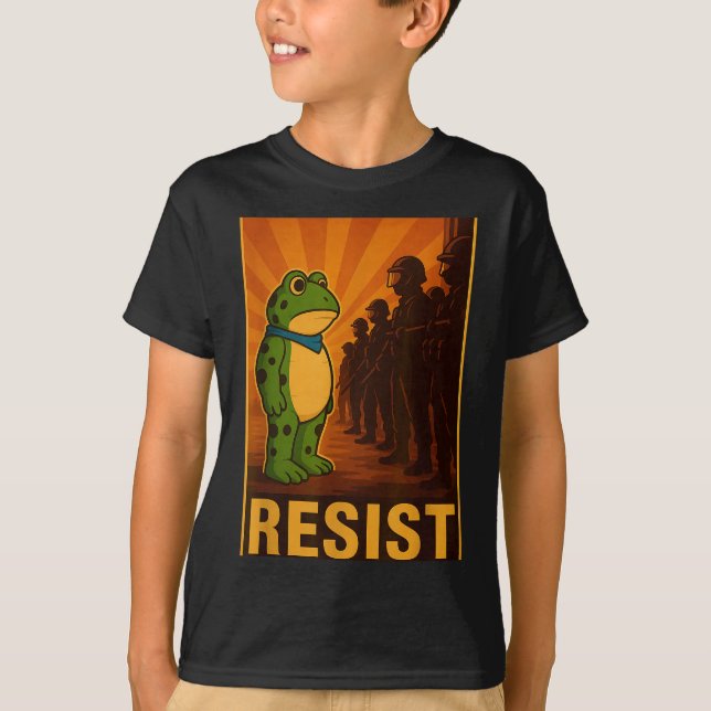 Frog Resist Rtland Frog Protest - Rtland Frog Acti T-Shirt (Vorderseite)