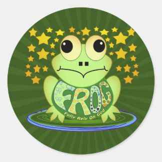 FROG RUNDER AUFKLEBER