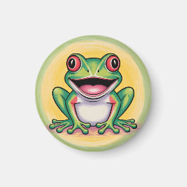 Frog’s Gentle Smile Magnet