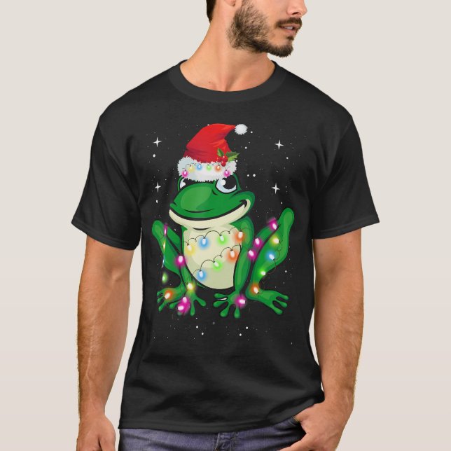 Frog Santa T-Shirt (Vorderseite)
