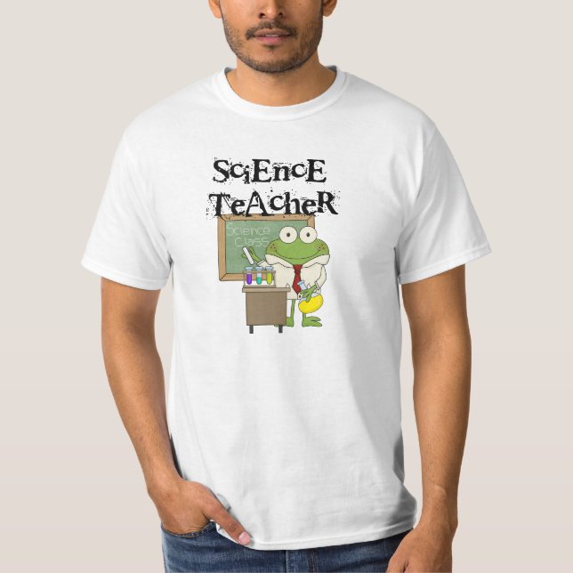 Frog Science Teacher T-Shirt (Vorderseite)