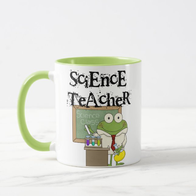 Frog Science Teacher Tasse (Links)