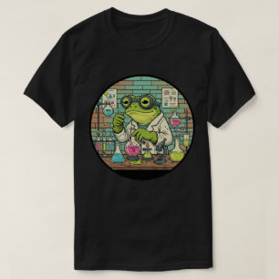 Frog Scientist Chemist - Funny Vintag Labrador Wor T-Shirt