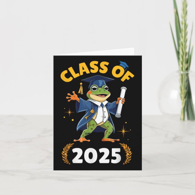Frog Senior CL of 2025 Graduate School Uni Uni Karte (Vorderseite)