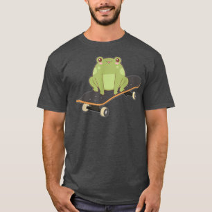 Frog Skateboard Funny Kawaii Toad Japanisch spiele T-Shirt